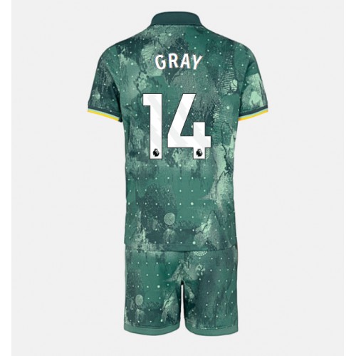 Fotbalové Dres Tottenham Hotspur Archie Gray #14 Dětské Alternativní 2024-25 Krátký Rukáv (+ trenýrky)